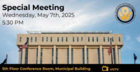 Unified Government Special Meeting May 7, 2025 Graphic